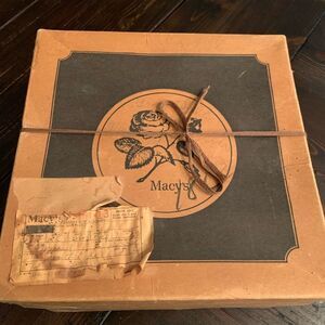 Vintage hat box from Macy’s